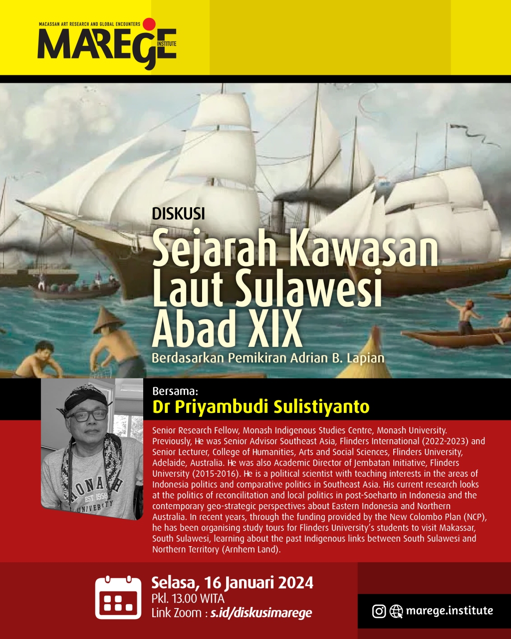 Diskusi Sejarah Kawasan Laut Sulawesi Abad XIX Berdasarkan Pemikiran Adrian B. Lapian